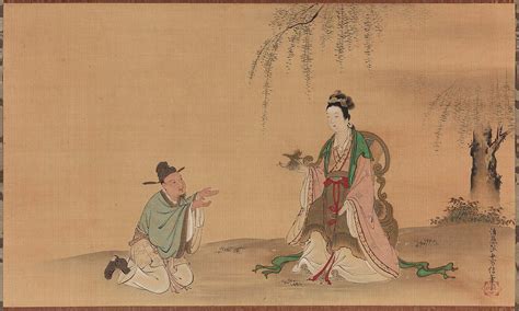 Yang Guifei Giving her Hair Ornaments to a Messenger | Museum of Fine ...