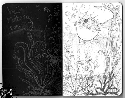 Underwater Sketch at PaintingValley.com | Explore collection of ...