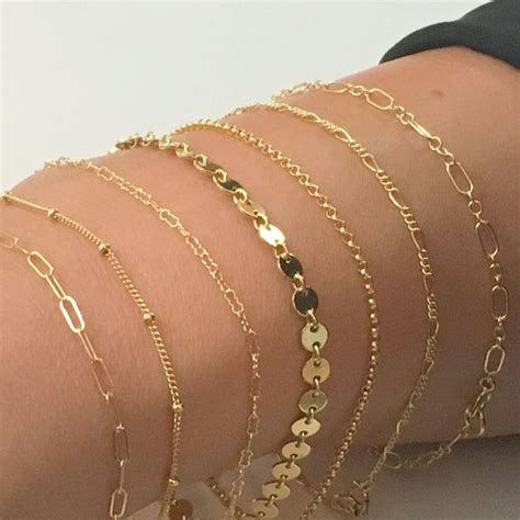 Gold Chain Bracelets For Women