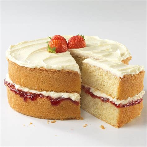 Victoria Sandwich Cake with Buttercream Icing | Recipe | Victoria sandwich cake, Cake recipes ...