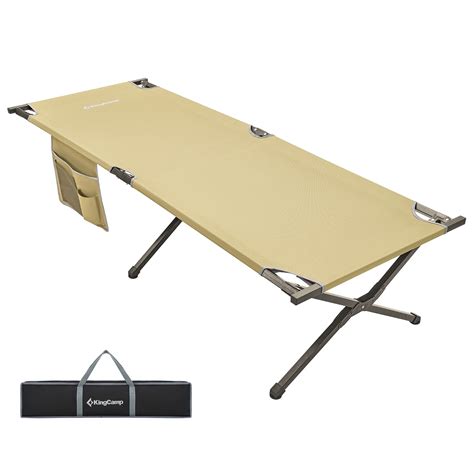 Buy Kingcamp Camping Cot Portable ing Cot for Adults Heavy Duty 81"x 30" Oversized Camp Cots ...