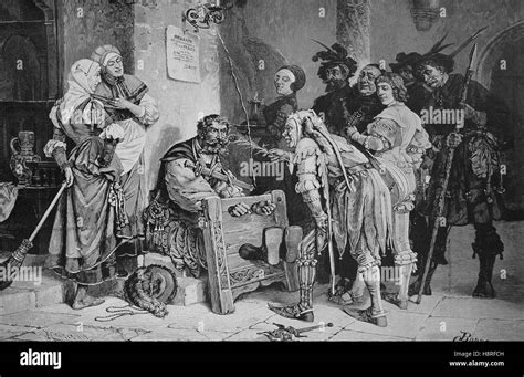 Torture, punishment for a deceiver in the Middle Ages Stock Photo - Alamy