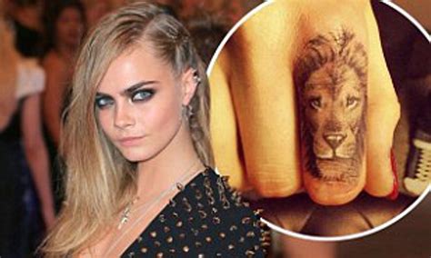 Details more than 85 cara delevingne lion tattoo latest - vova.edu.vn
