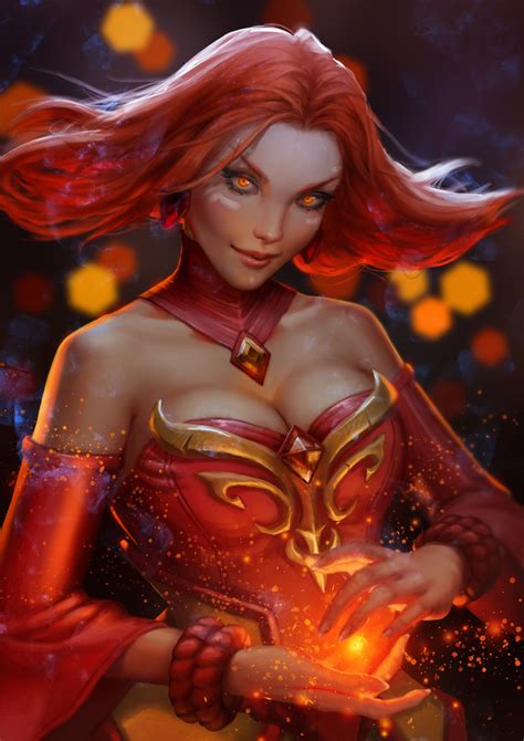 Dota 2 Lina - fanart by Shetrix on DeviantArt