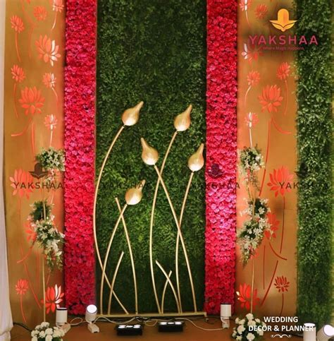Marriage Hall Decoration, Wedding Stage Decorations, Engagement Decorations, Backdrop ...