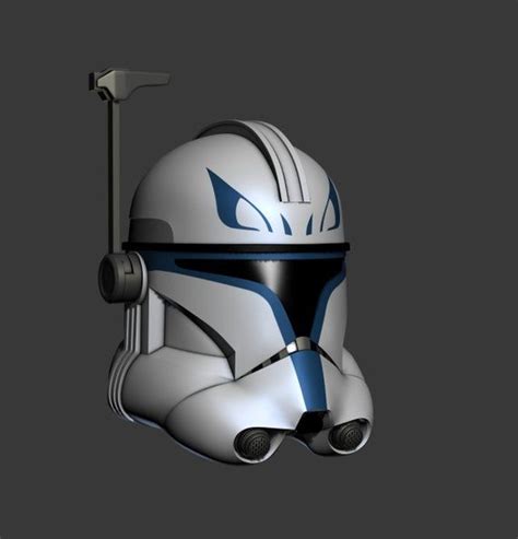 Clone Captain Rex Helmet 3D printable model in 2021 | 3d printable models, Clone trooper helmet ...