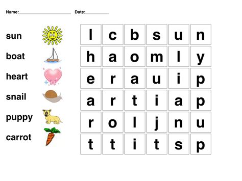 Kids word puzzle games - free printable | Word puzzles for kids, Word puzzles, Kindergarten math ...