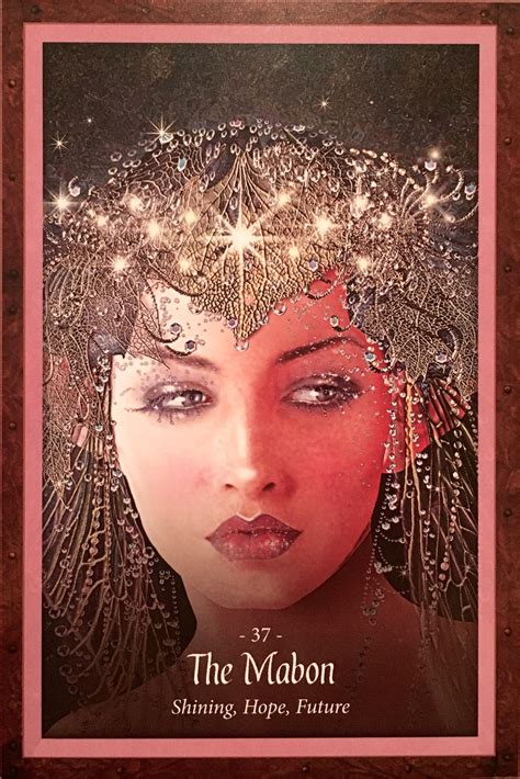 The Mabon, from the Faery Forest Oracle Card deck, by Lucy Cavendish, Artwork by… | Angel tarot ...