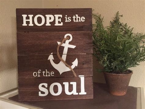 Wood Wall "Hope" Sign Decor | Wall signs, Handmade signs, Wood wall