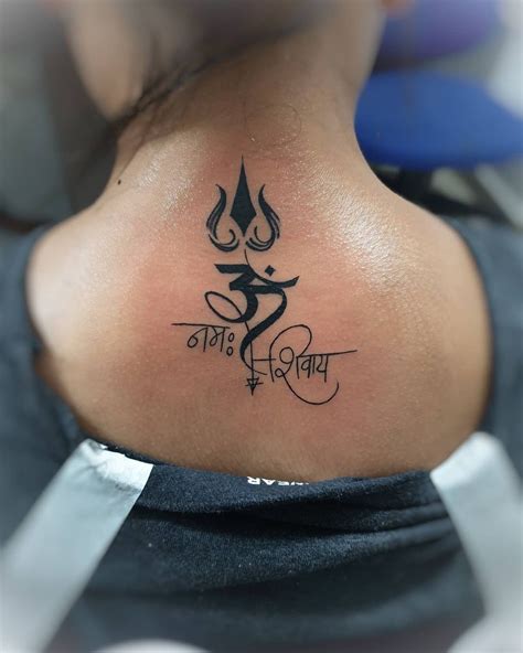 Top 65+ small trishul tattoo on neck best - esthdonghoadian