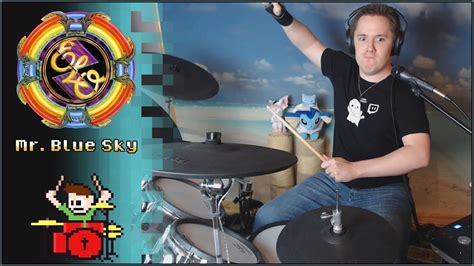 Electric Light Orchestra - Mr. Blue Sky On Drums! -- The8BitDrummer - YouTube