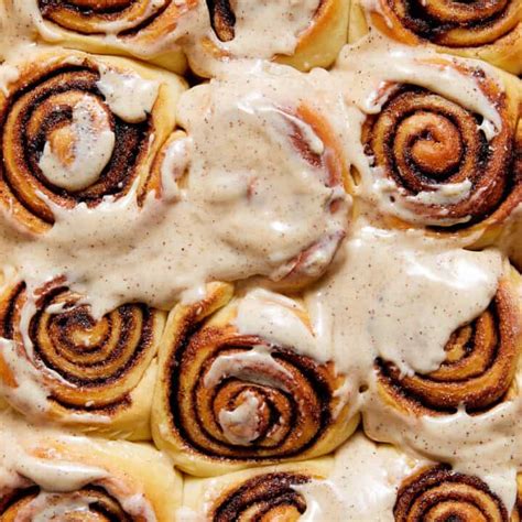 Cream Cheese Frosting Cinnamon Rolls - Bites with Bri