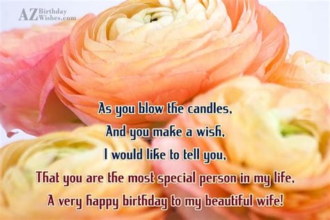 Birthday Wishes For Wife - Birthday Images, Pictures - AZBirthdayWishes.com