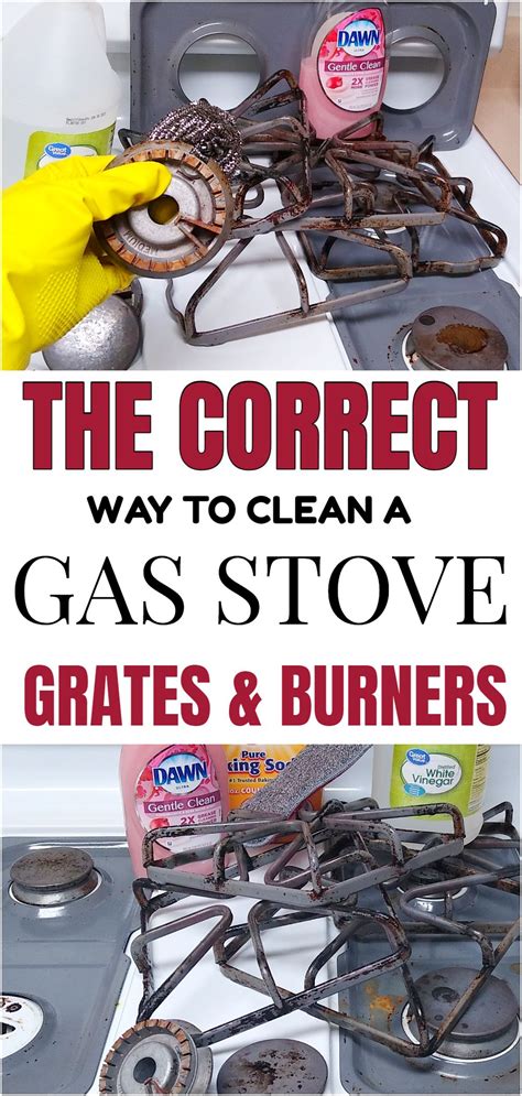 How To Clean A Gas Stove's Grates And Burners The Correct Way in 2021 ...