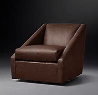 Renzo Leather Swivel Chair