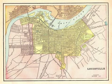 This item is unavailable - Etsy | Louisville city, Map gallery wall ...