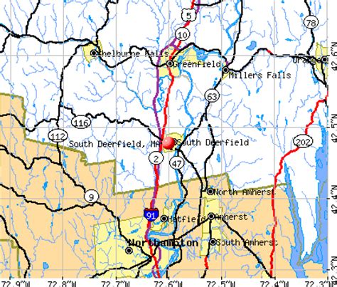 South Deerfield, Massachusetts (MA 01373) profile: population, maps ...