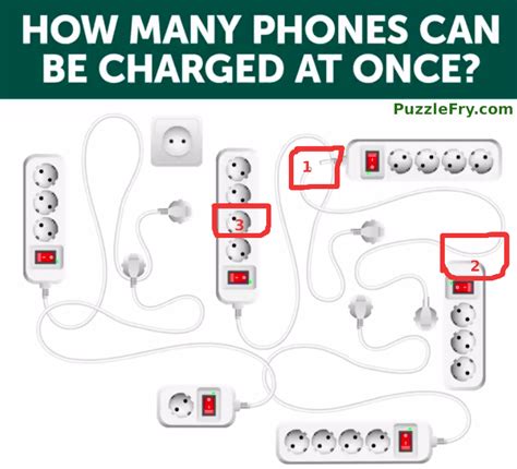 How many phones can be charged at once? | Puzzle Fry