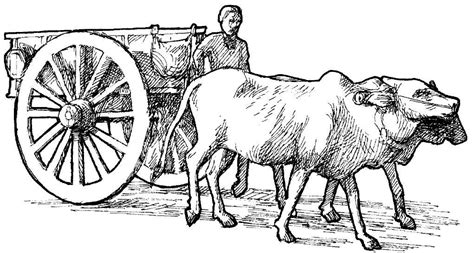 Oxcart clipart - Clipground