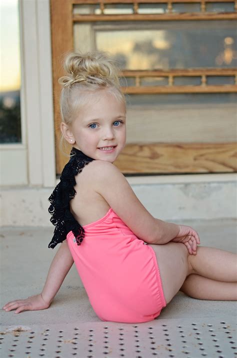 Our DARLING Oh La La Leo! Available in Child sizes S - XL, Colors: Pink Coral (pictured), Black ...