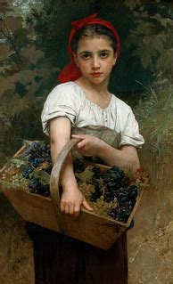William Adolphe Bouguereau "The Grape Picker" 1875 | Flickr