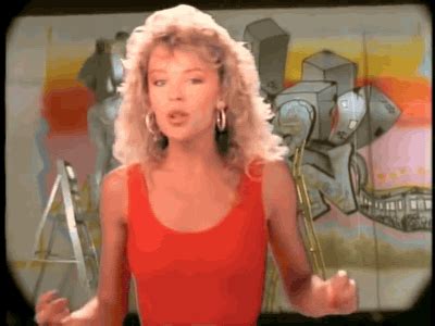 GIFs Of The 80s — Kylie Minogue - Locomotion - 1987