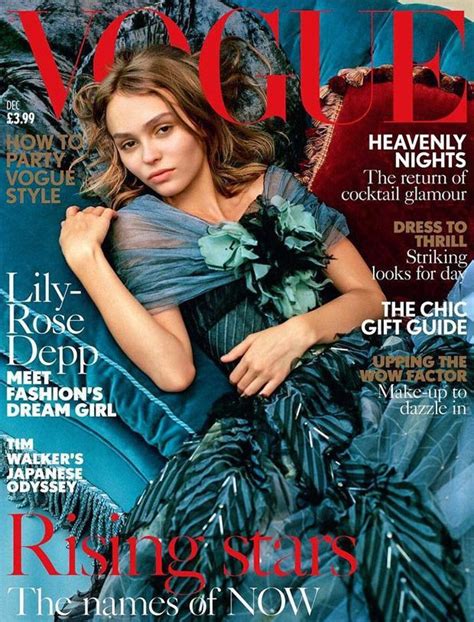 Lily-Rose Depp Stuns in Chanel for her first Vogue Cover