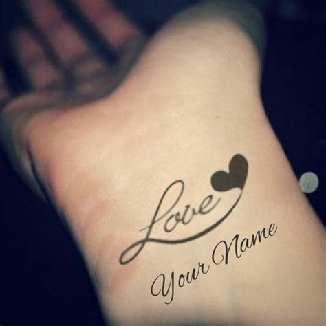 Love Heart Tattoos With Names On Wrist - Best Tattoo Ideas