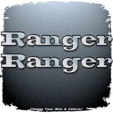 Ranger Boats Domed Decals, LARGE 5.25" x 28" (2 included)