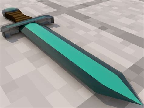 Realistic Diamond Sword