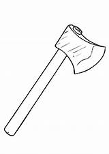 Free Coloring Pages Of A Hatchet  EmilianoilMunoz sketch template