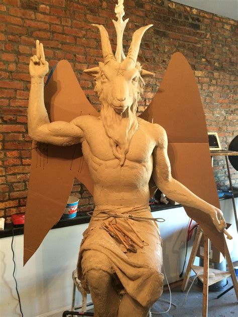 Satanic Temple's statue of Satan under way