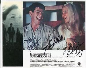 JENNIFER O'NEILL JERRY HOUSER CHRISTOPHER NORRIS SUMMER OF 42 SIGNED ...