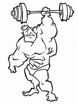 Weightlifting Coloring Pages  Best For Kids sketch template