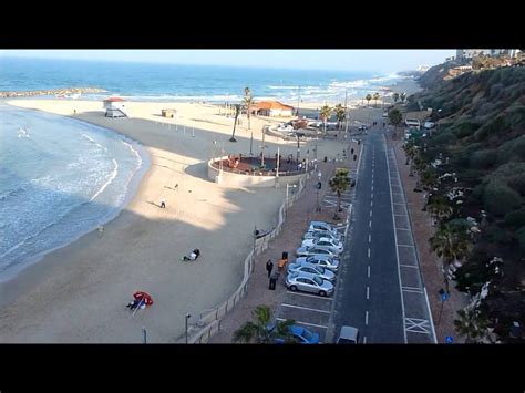 beach of Netanya - YouTube