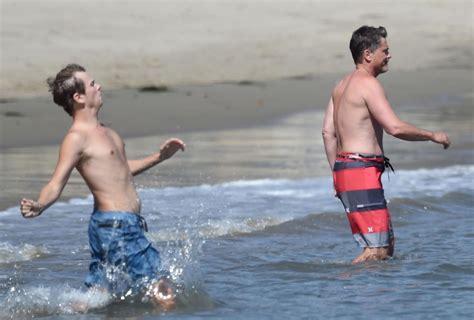 Rob Lowe And Son Matthew Hit The Beach On Easter Weekend: Photos