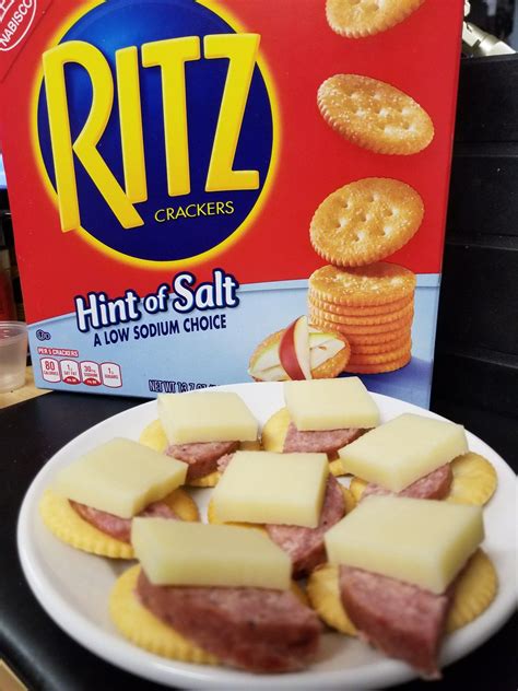 Hint of Salt Ritz Crackers - Great Low Sodium Crackers | Low sodium recipes, Low sodium dinner ...