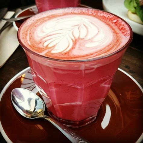 Red Velvet Latte! | Travel food, Food, Yummy