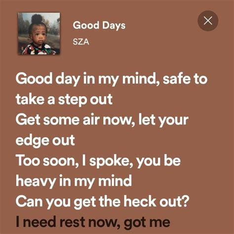 Good Days - SZA