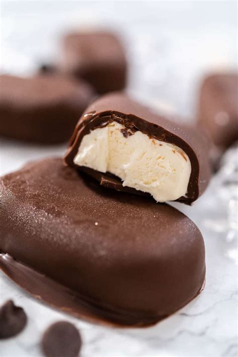 Chocolate-Dipped Ice Cream Bars - Colleen Christensen Nutrition