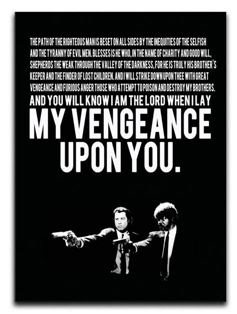 Pulp Fiction Quote Canvas Print & Poster | Canvas Art Rocks