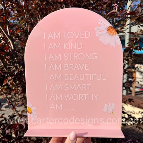 Affirmation Sign - Daisy – Carter Co Designs
