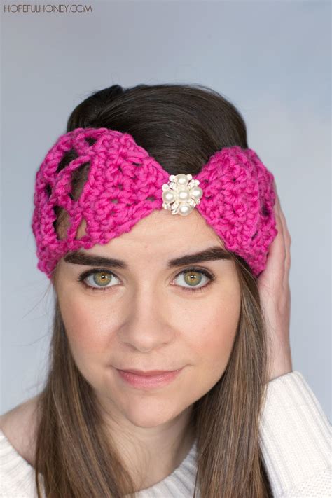 Lacy Lattice Headband | AllFreeCrochet.com