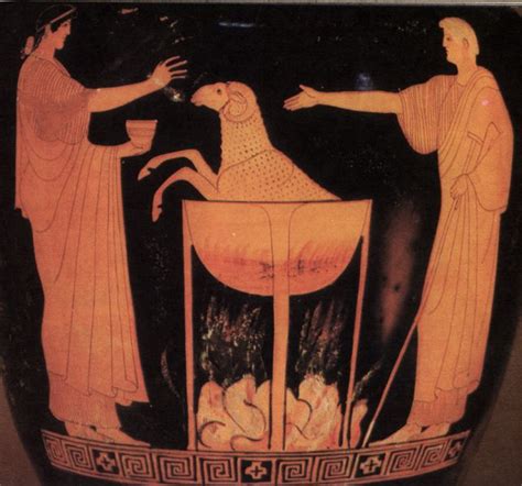 Medea rejuvenates the bull | Ancient greek art, Ancient greek pottery ...