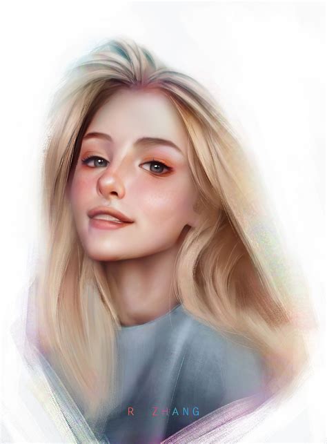 Digital Portrait Art, Digital Art Girl, Digital Painting, Elfen Fantasy, Fantasy Art, Girl ...