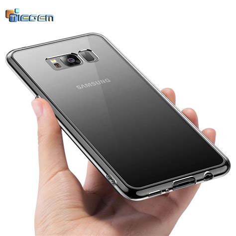 Tiegem luxury shockproof Transparent clear case for Samsung Galaxy S8 ...