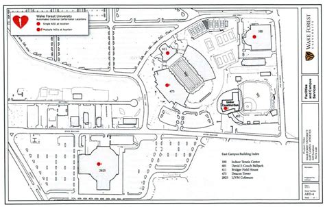 AED Locations - Off Campus - Environmental Health & Safety