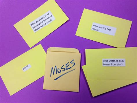 Children's Bible Lessons: Lesson - Review of Moses' Life