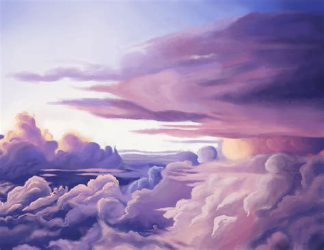 Cloud Painting at PaintingValley.com | Explore collection of Cloud Painting