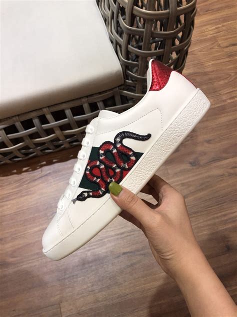 GUCCI Ace Snake Low Top Rep Sneakers – Replica Style